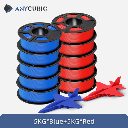 10Kg/lot ANYCUBIC 1.75mm Plastic PLA Filament For FDM 3D Printer Consumables 3D Printing Material For Kobra 2 Neo Max