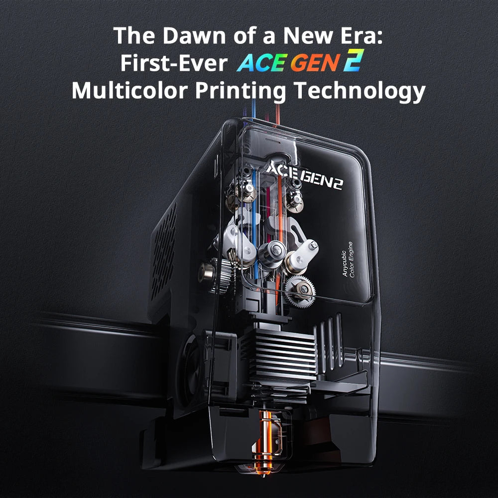 ANYCUBIC Kobra X 600mm/s Max Print Speed 3D Printer 2x Time & Material Savings Up To 19 Colors Printing AI Detection 3D Printer