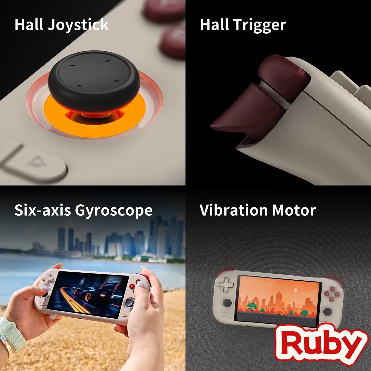 MANGMI AIR X Handheld Game Console Snapdragon 662 With 5000mAh Battery 5.5-inch Screen RGB Hall Joystick Retro Game Console Gift