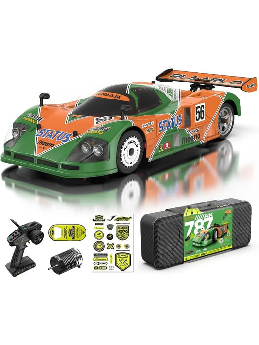 1/10 AK-787 Large Brushless High Speed RC Cars for Adults Fast 120 MPH,Hobby Remote Control Car with Carbon Fiber Chassis