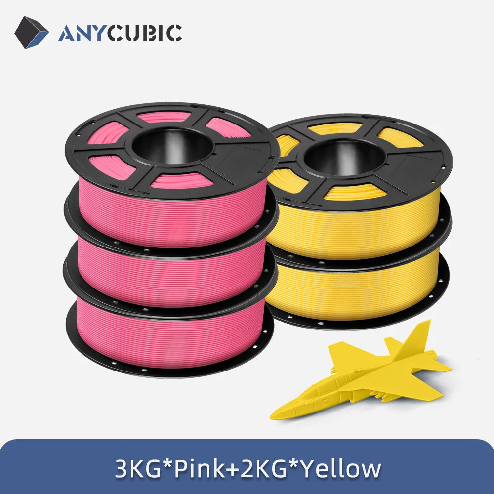 ANYCUBIC 5KG PLA Filament For FDM 3D Printer 1.75mm Eco-friendly 3D Printing Material Failment For Kobra S1C K3C