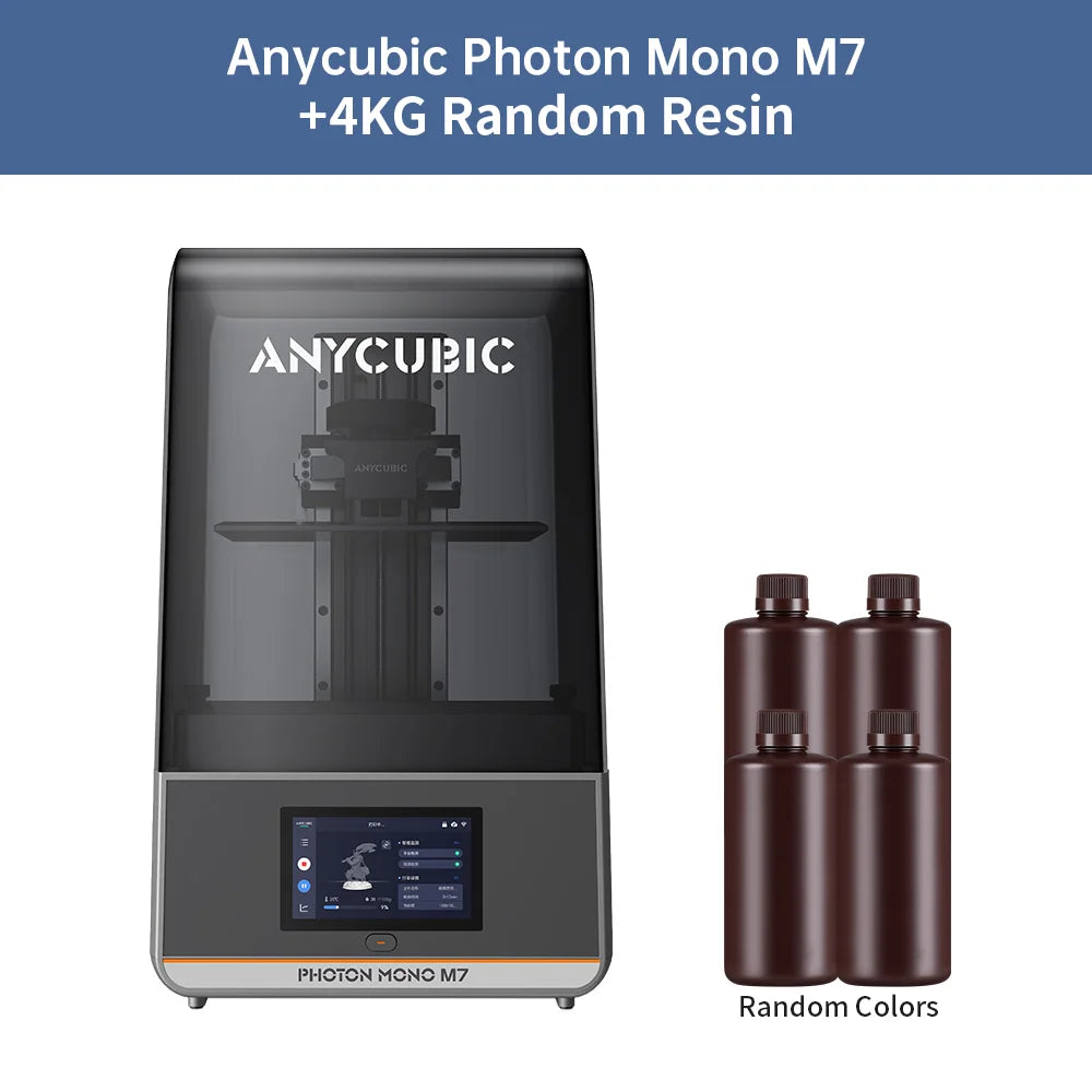 ANYCUBIC Photon Mono M7 14K Mono MSLA 3D Printer 10'' 14K LCD Resin 3D Printer Speed Up to 150mm/h Printing Size 223*126*230mm