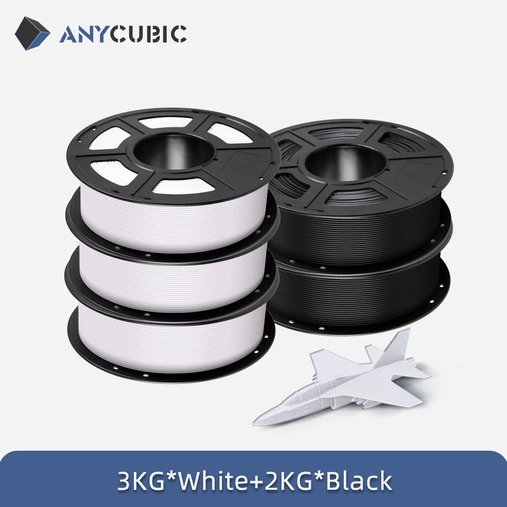 ANYCUBIC 5KG PLA Filament For FDM 3D Printer 1.75mm Eco-friendly 3D Printing Material Failment For Kobra S1C K3C