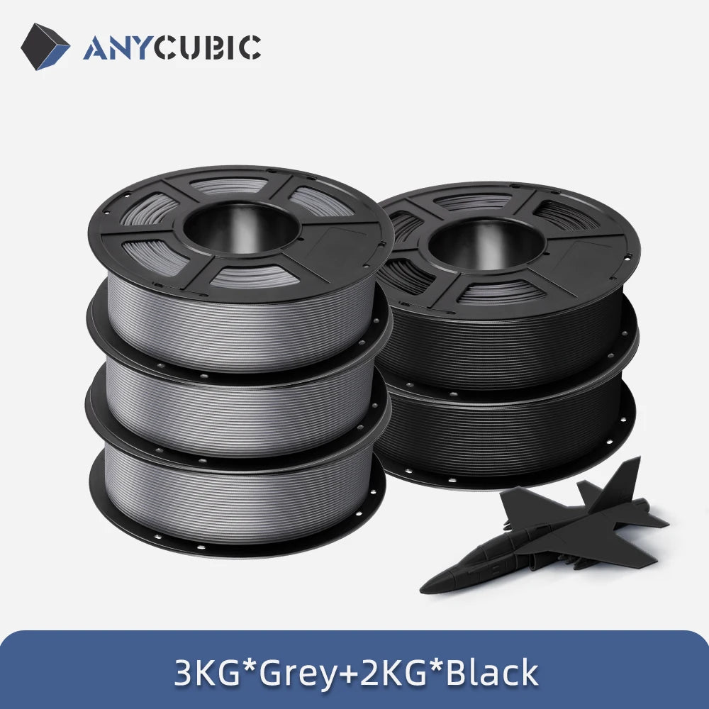 ANYCUBIC 5KG PLA Filament For FDM 3D Printer 1.75mm Eco-friendly 3D Printing Material Failment For Kobra S1C K3C