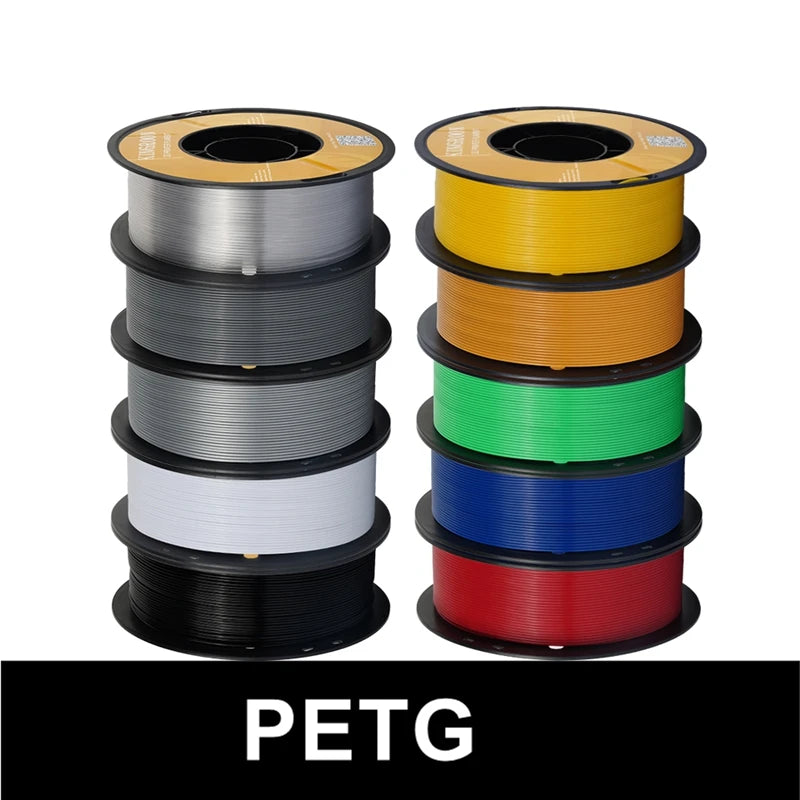 KINGROON 10KG(22LBS) PLA PETG HS-PLA HS-PETG Filament 1.75mm High Speed 3D Printer Material Matte PLA 1kg*10 Roll Mix Color