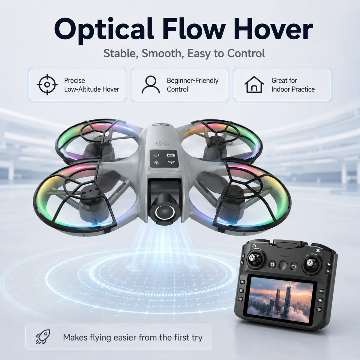 Aerial Photography Drone 120° Wide Angle Intelligent Anti Shake High Color Reproduction Gesture Shooting Trajectory Flight APP Control Quadcopter