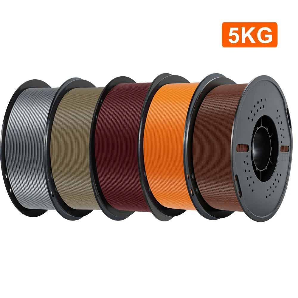 KINGROON PLA Filament 1.75mm 5/10KG pla Plastic For 3D Printer, Standard 1kg/roll 3D Printing Filaments Mix Color Local Shipping