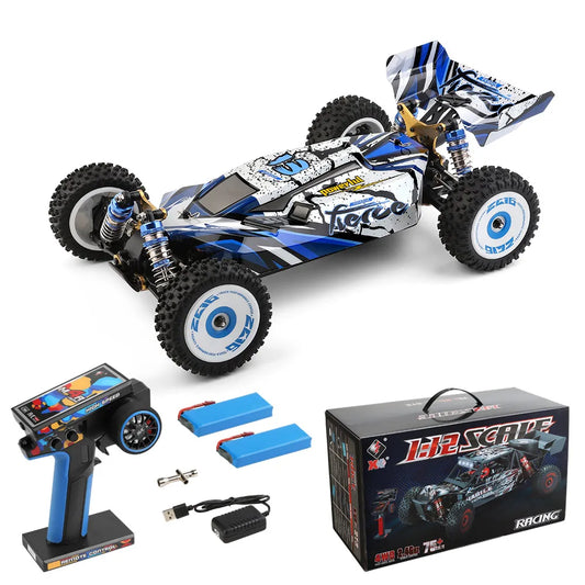 WLtoys 124017 RC Car 75KM/H 2.4G Brushless Remote Control Vehicle 4WD Electric High Speed Racing Drift Truck Toys