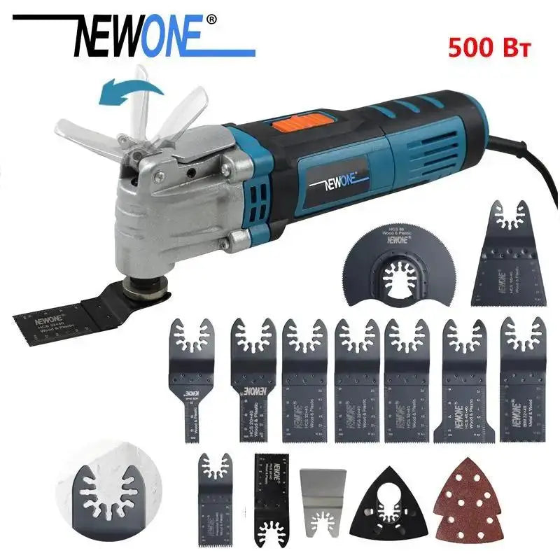 500W Quick Release/Change Oscillating Tool Multifunctional Electric Trimmer Repair Saw DIY Home Improvement Tool Renovator