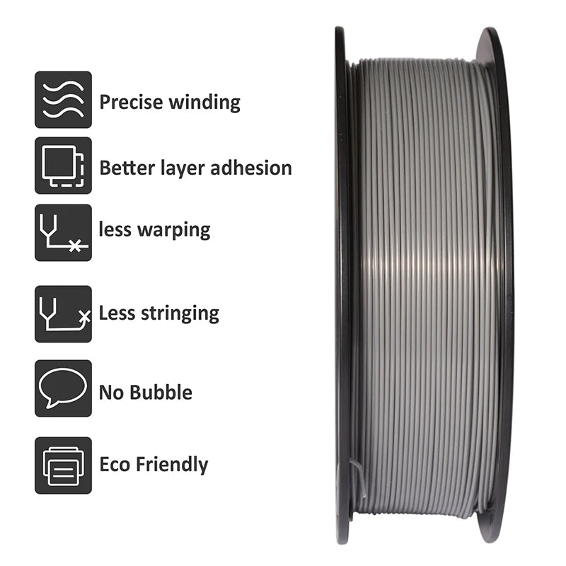 Geeetech 5Kg Standard PLA Filament 1.75mm 3D Printer Plastic Material, Accuracy 0.03mm, multiple colour, Fit Most FDM Printer