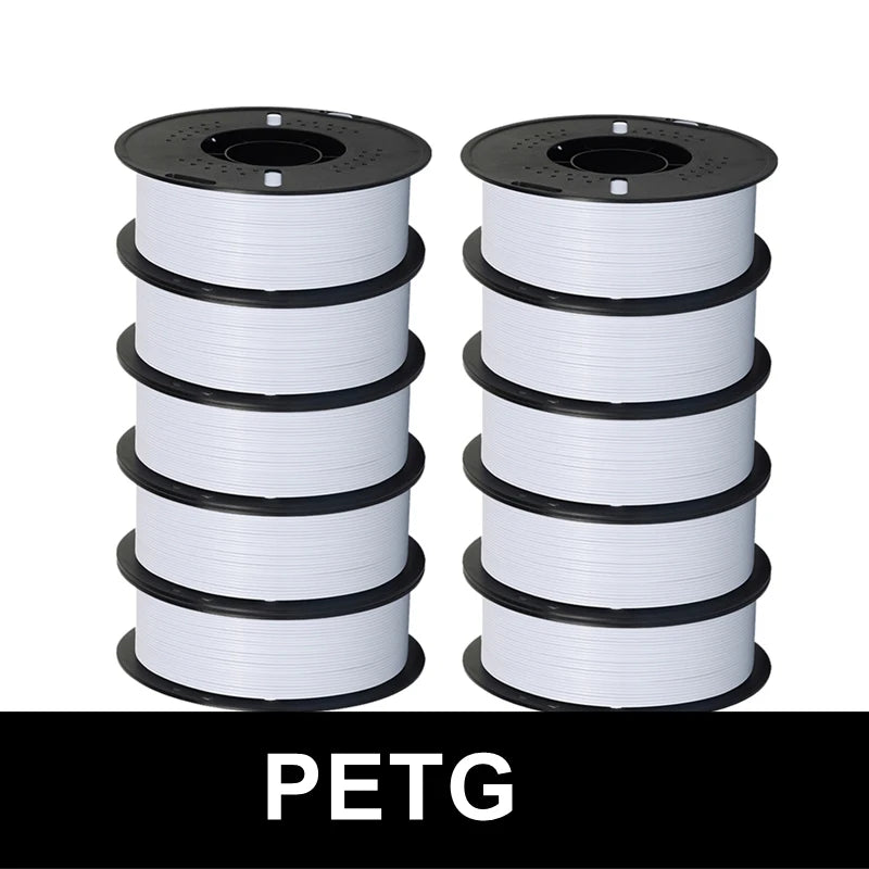 KINGROON 10KG(22LBS) PLA PETG HS-PLA HS-PETG Filament 1.75mm High Speed 3D Printer Material Matte PLA 1kg*10 Roll Mix Color
