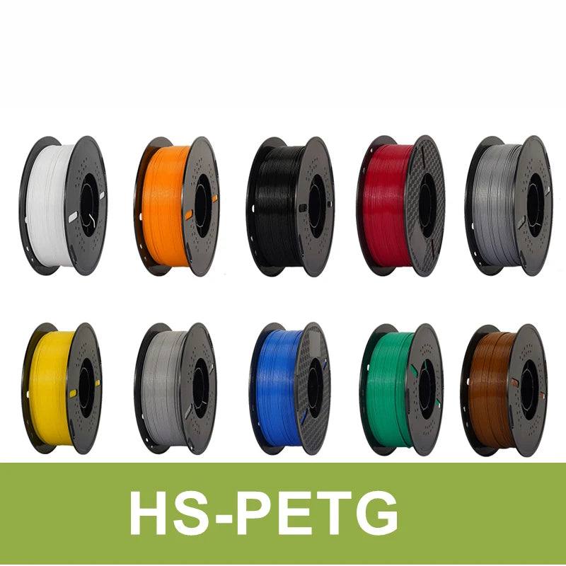KINGROON 10KG(22LBS) PLA PETG HS-PLA HS-PETG Filament 1.75mm High Speed 3D Printer Material Matte PLA 1kg*10 Roll Mix Color