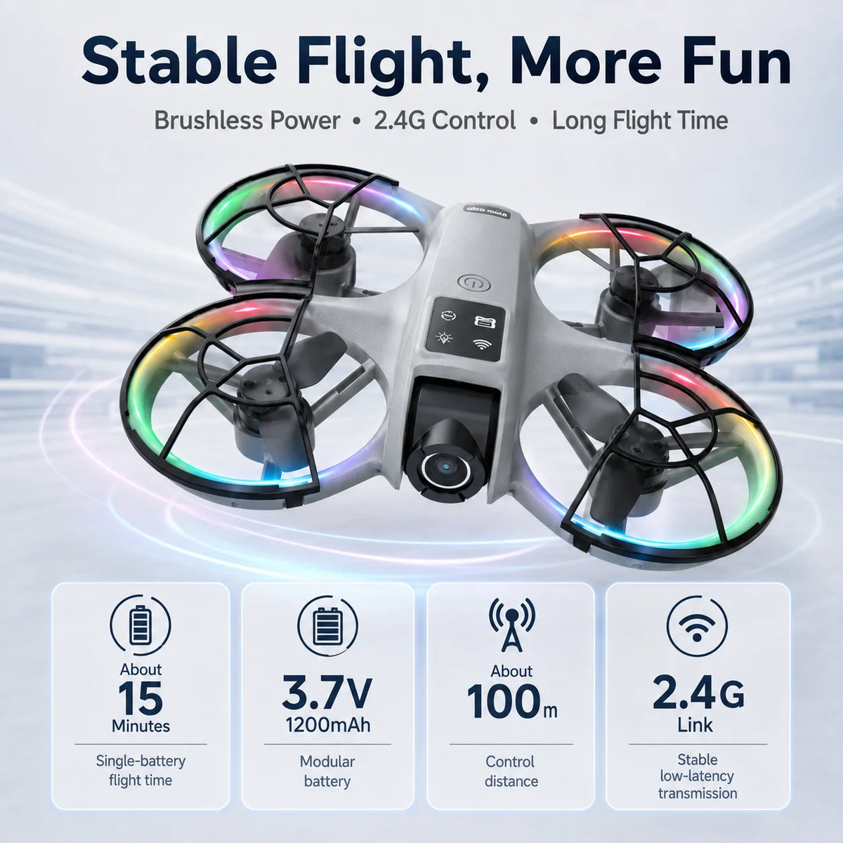 Aerial Photography Drone 120° Wide Angle Intelligent Anti Shake High Color Reproduction Gesture Shooting Trajectory Flight APP Control Quadcopter