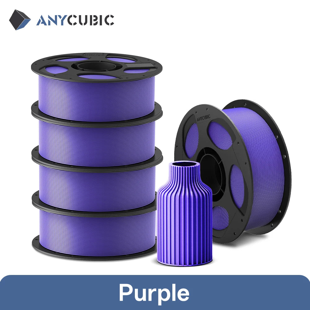 ANYCUBIC 5KG PLA Filament For FDM 3D Printer 1.75mm Eco-friendly 3D Printing Material Failment For Kobra S1C K3C