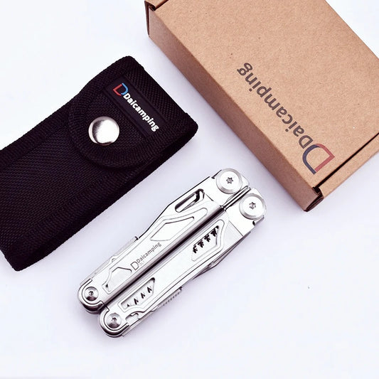 Daicamping DL1B Extra Cutter Scissors Saw Clamp Multi Tools / Clip Pliers Multifunctional Foldable EDC Folding Knife Multitools