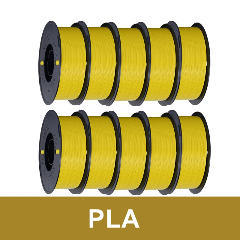KINGROON 10KG(22LBS) PLA PETG HS-PLA HS-PETG Filament 1.75mm High Speed 3D Printer Material Matte PLA 1kg*10 Roll Mix Color