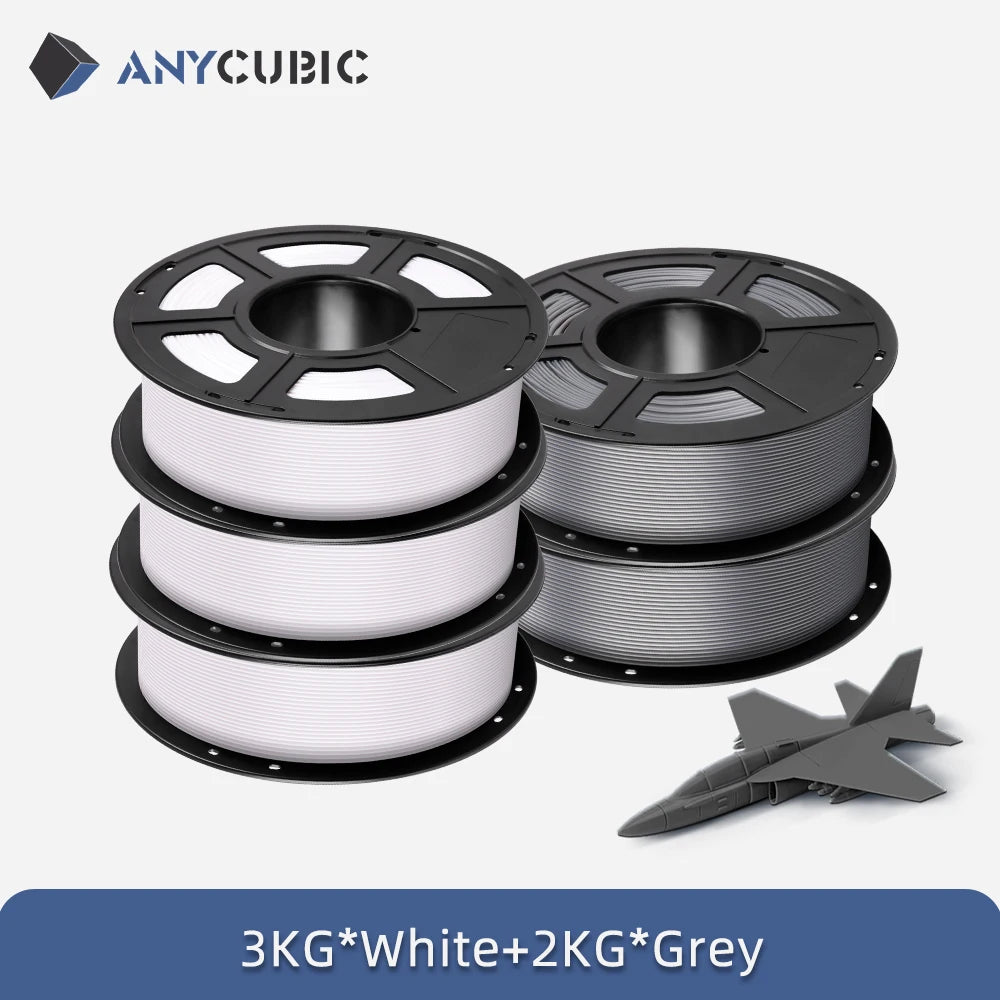 ANYCUBIC 5KG PLA Filament For FDM 3D Printer 1.75mm Eco-friendly 3D Printing Material Failment For Kobra S1C K3C