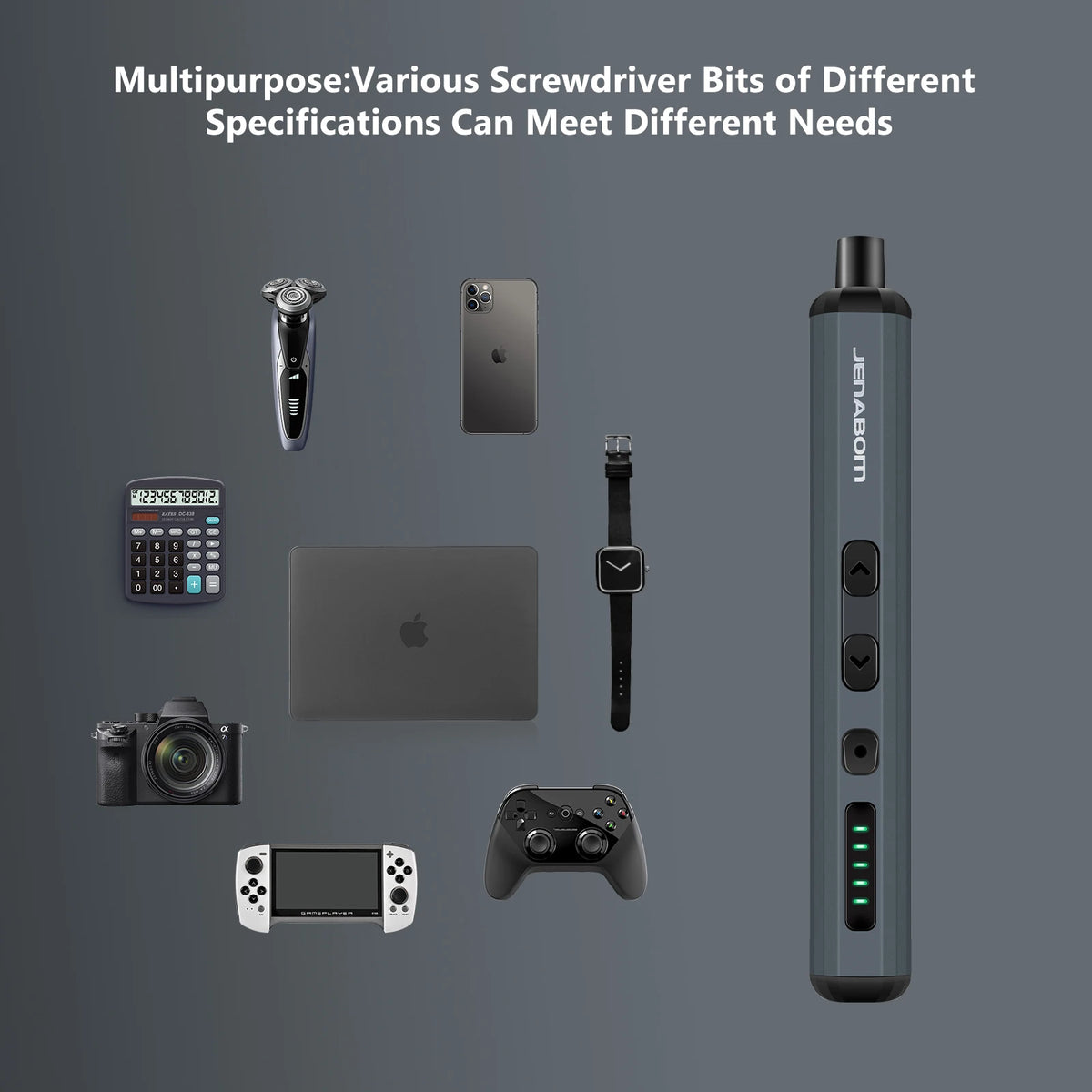68 in 1 Mini Cordless Electric Screwdriver Set Precision Rechargeable Kit Magnetic Storage Maintenance Tools for Phone Camera PC