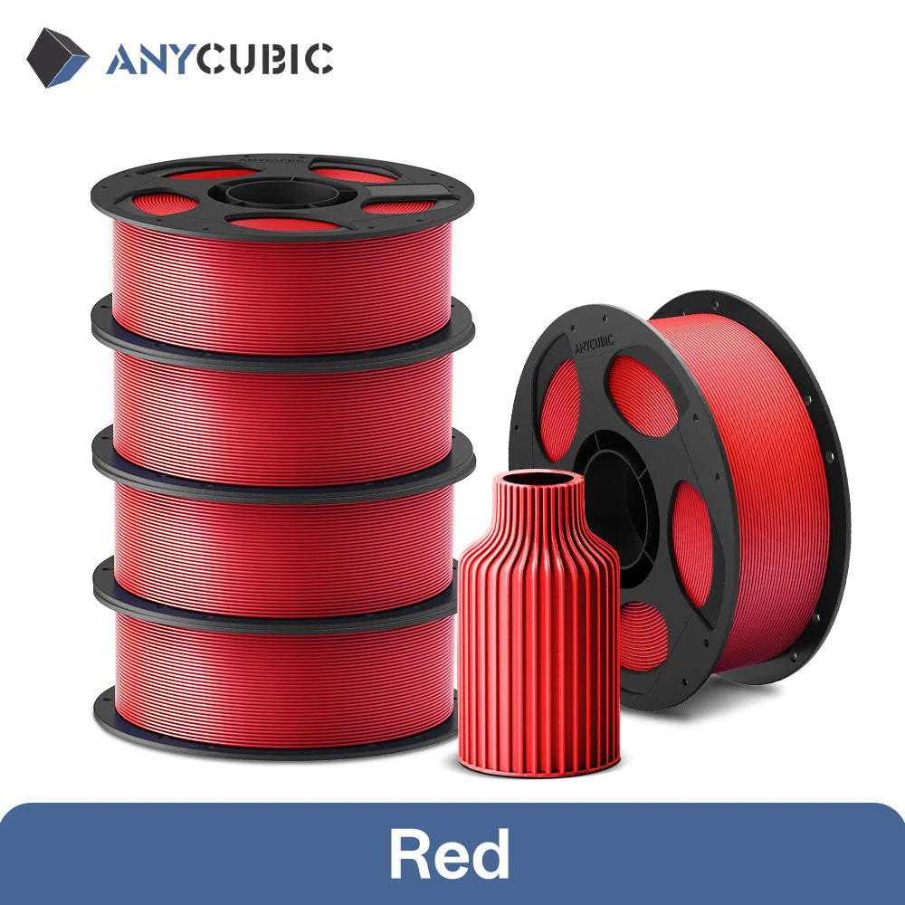 ANYCUBIC 5KG PLA Filament For FDM 3D Printer 1.75mm Eco-friendly 3D Printing Material Failment For Kobra S1C K3C