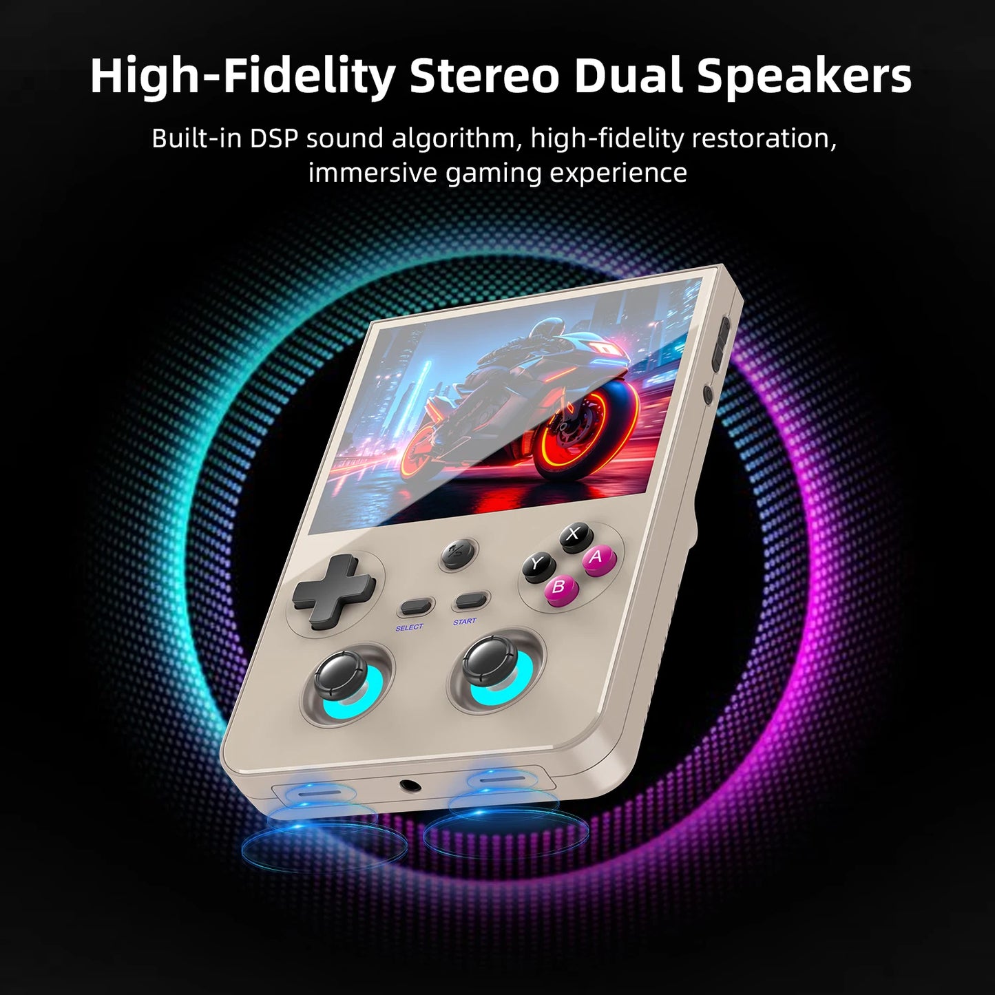Anbernic RG 477V Retro Game Console Android 14 Dimensity 8300 Game Player 4.7" LTPS In-Cell Screen 5500mAh Wi-Fi 6E Hall joystic