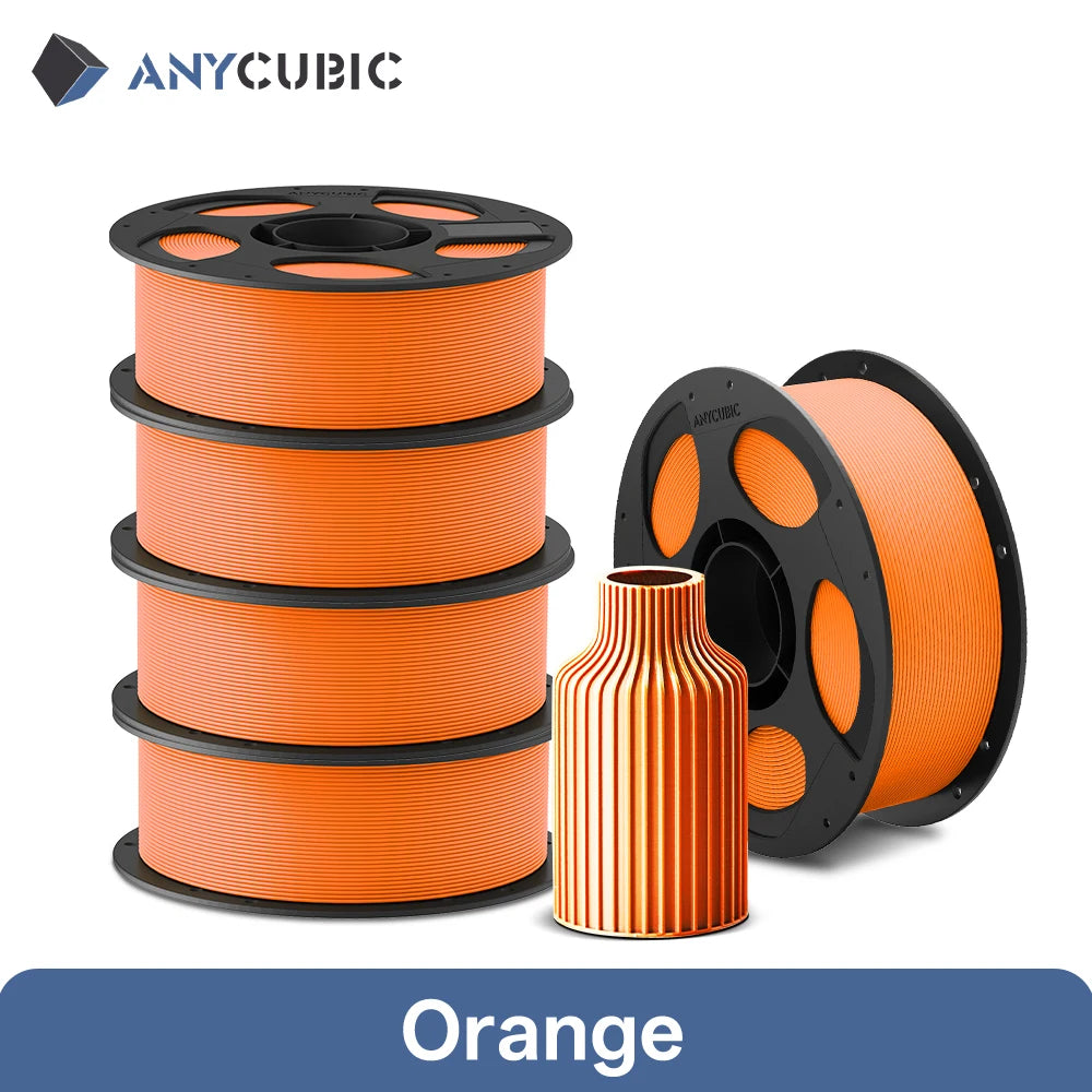 ANYCUBIC 5KG PLA Filament For FDM 3D Printer 1.75mm Eco-friendly 3D Printing Material Failment For Kobra S1C K3C