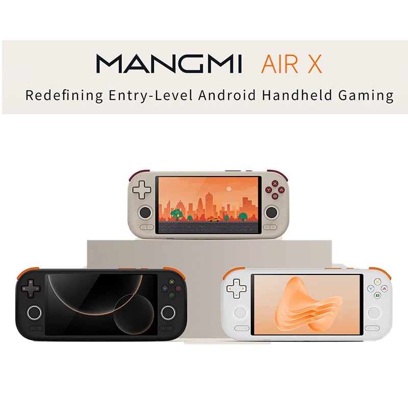 MangMi Air X Game Console 5.5-inch Android System 1080P IPS Touchscreen 5000mAh Battery Hall Effect Joystick Trigger Buttons P