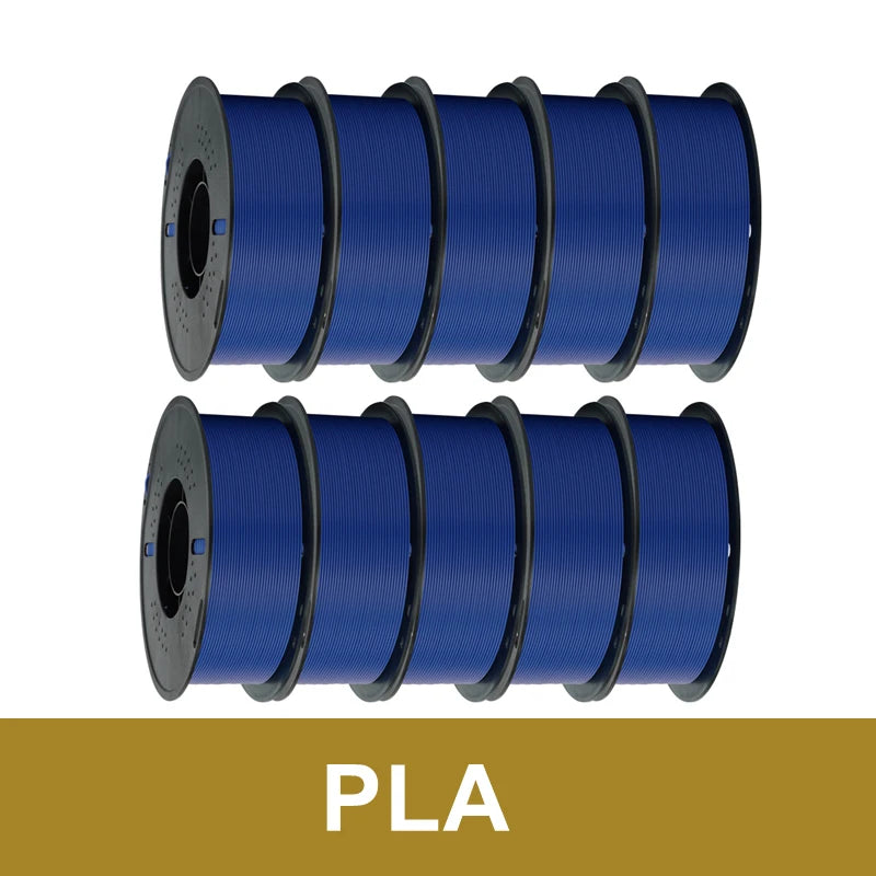 KINGROON 10KG(22LBS) PLA PETG HS-PLA HS-PETG Filament 1.75mm High Speed 3D Printer Material Matte PLA 1kg*10 Roll Mix Color