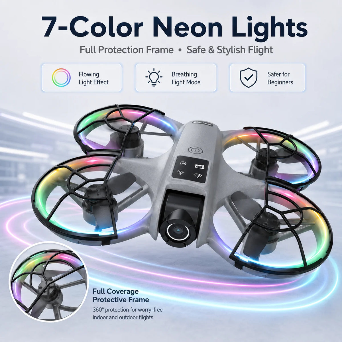 Aerial Photography Drone 120° Wide Angle Intelligent Anti Shake High Color Reproduction Gesture Shooting Trajectory Flight APP Control Quadcopter
