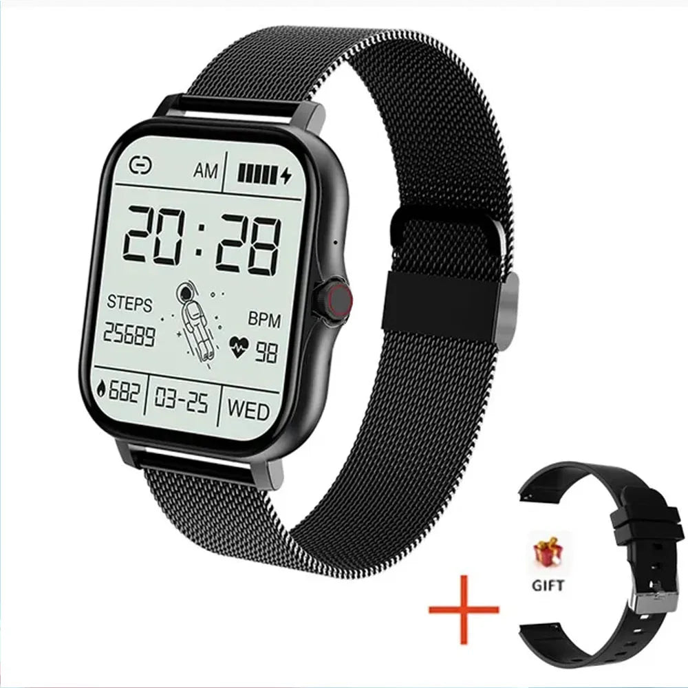 2024 Smart Watch for Men Women Gift 1.44' Full Touch Screen Sports Fitness Watches Bluetooth Calls Digital Smartwatch Wristwatch